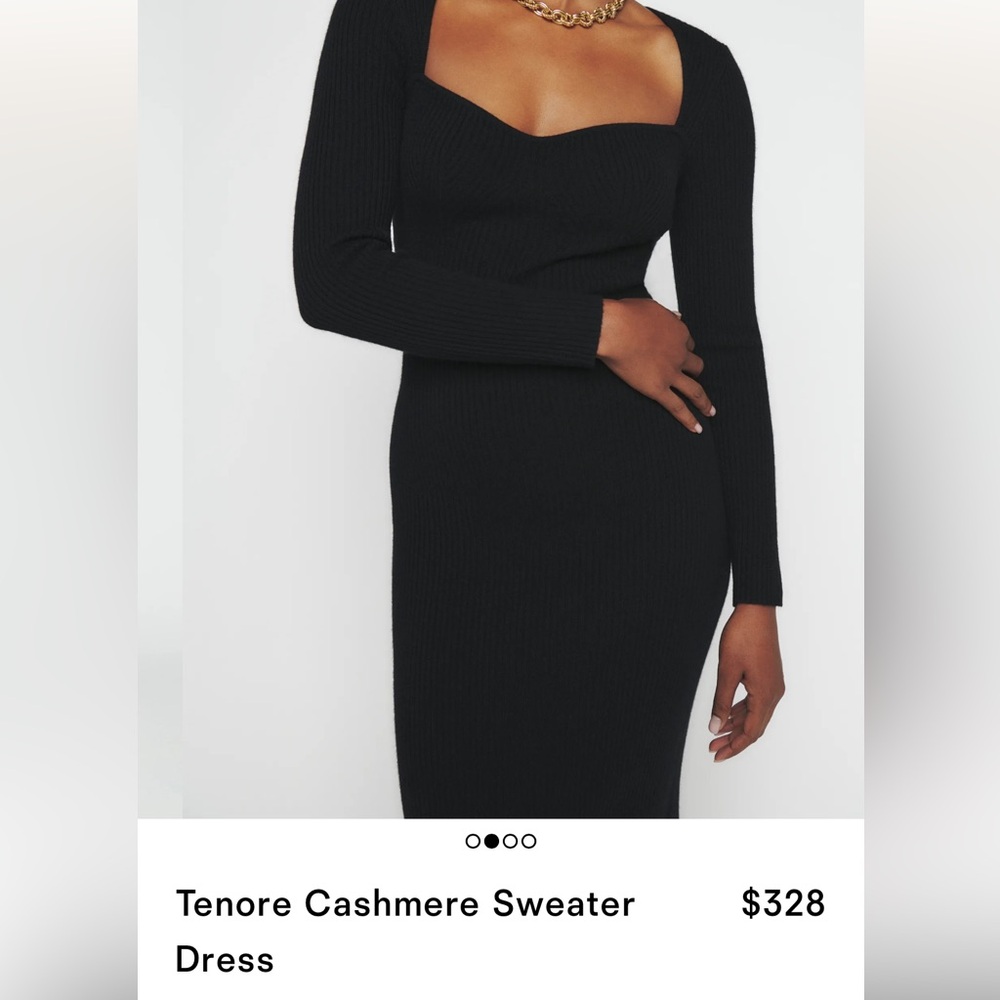 Reformation Midi Cashmere Dress Size S